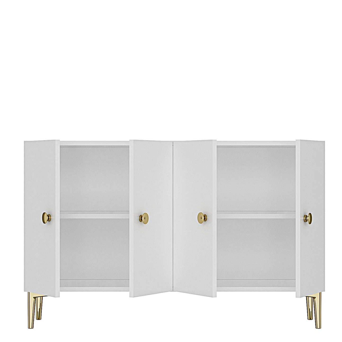 Μπουφές Λευκό 120x32x75cm | 555CHM1406