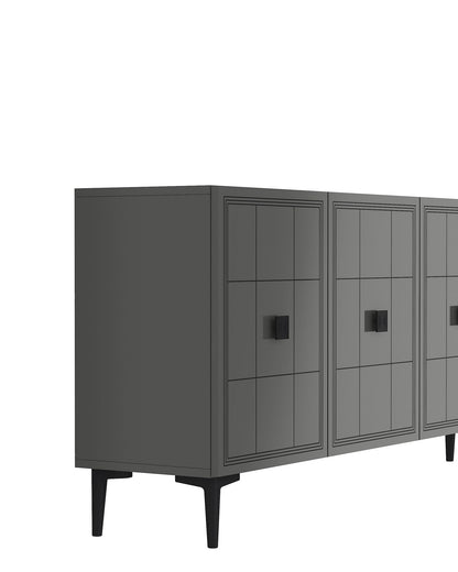 Μπουφές Ανθρακί 120x32x75cm | 555CHM1408
