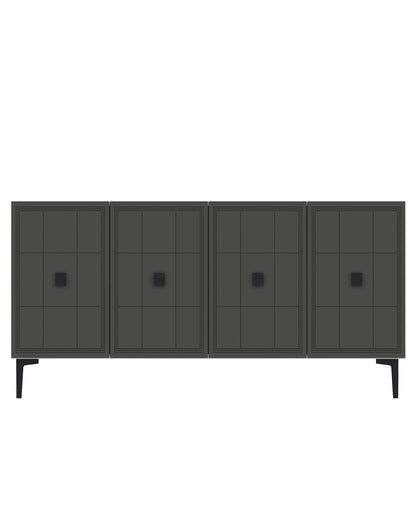 Μπουφές Ανθρακί 120x32x75cm | 555CHM1408