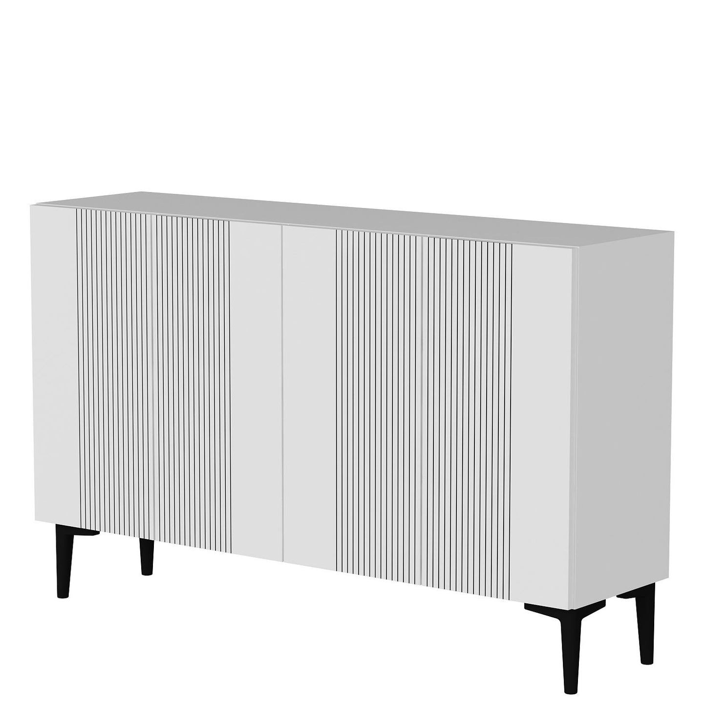 Μπουφές Λευκό 120x32x75cm | 555CHM1410