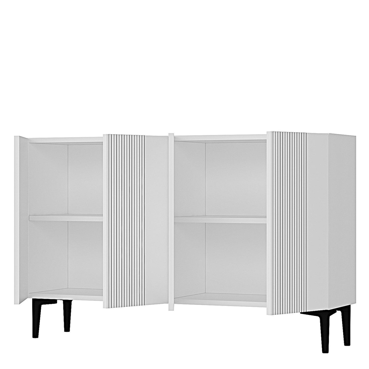 Μπουφές Λευκό 120x32x75cm | 555CHM1410