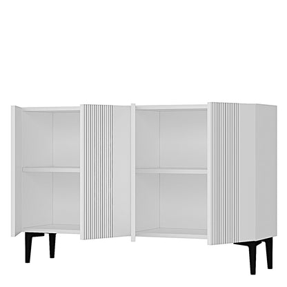 Μπουφές Λευκό 120x32x75cm | 555CHM1410