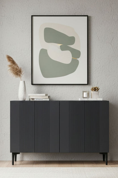 Μπουφές Ανθρακί 120x32x75cm | 555CHM1411