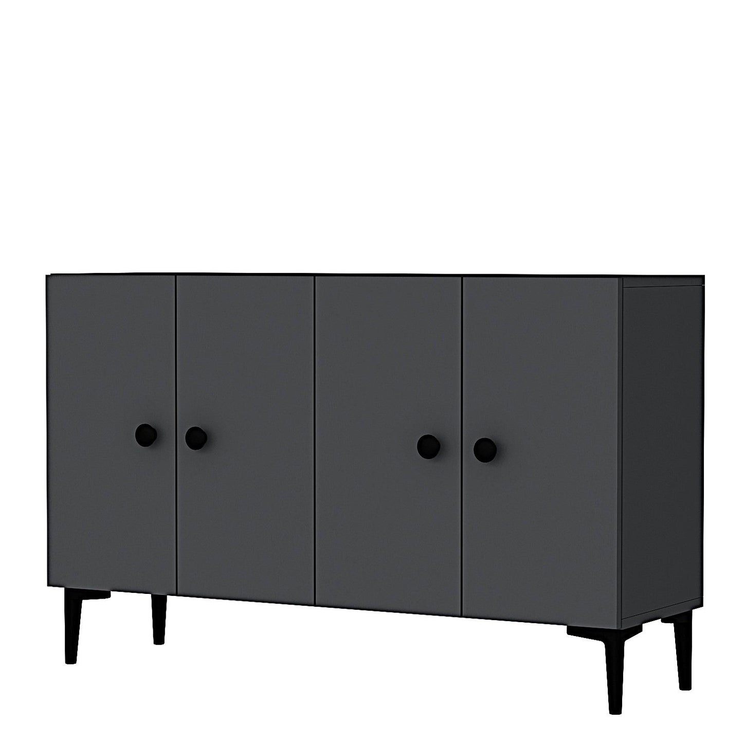 Μπουφές Ανθρακί 120x32x75cm | 555CHM1414