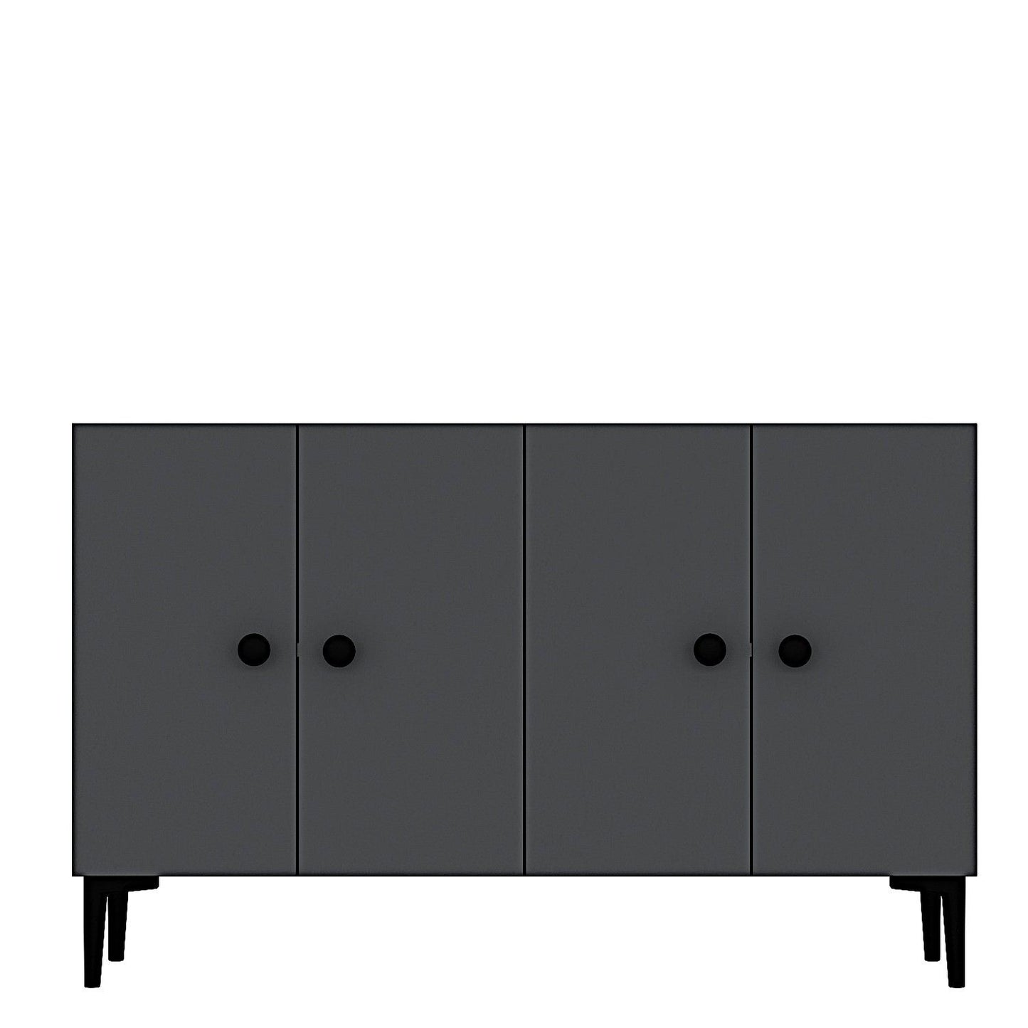 Μπουφές Ανθρακί 120x32x75cm | 555CHM1414