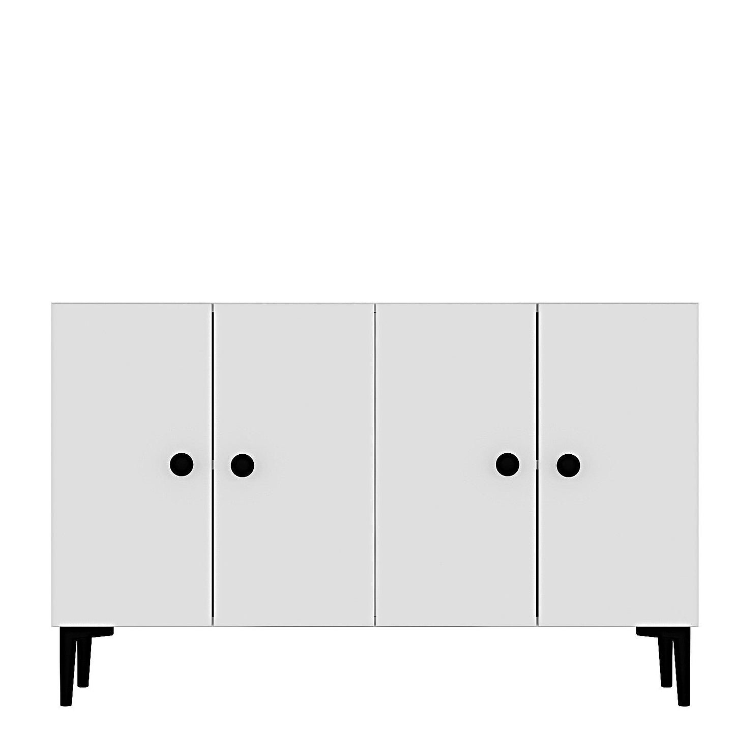 Μπουφές Λευκό 120x32x75cm | 555CHM1415