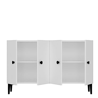 Μπουφές Λευκό 120x32x75cm | 555CHM1415