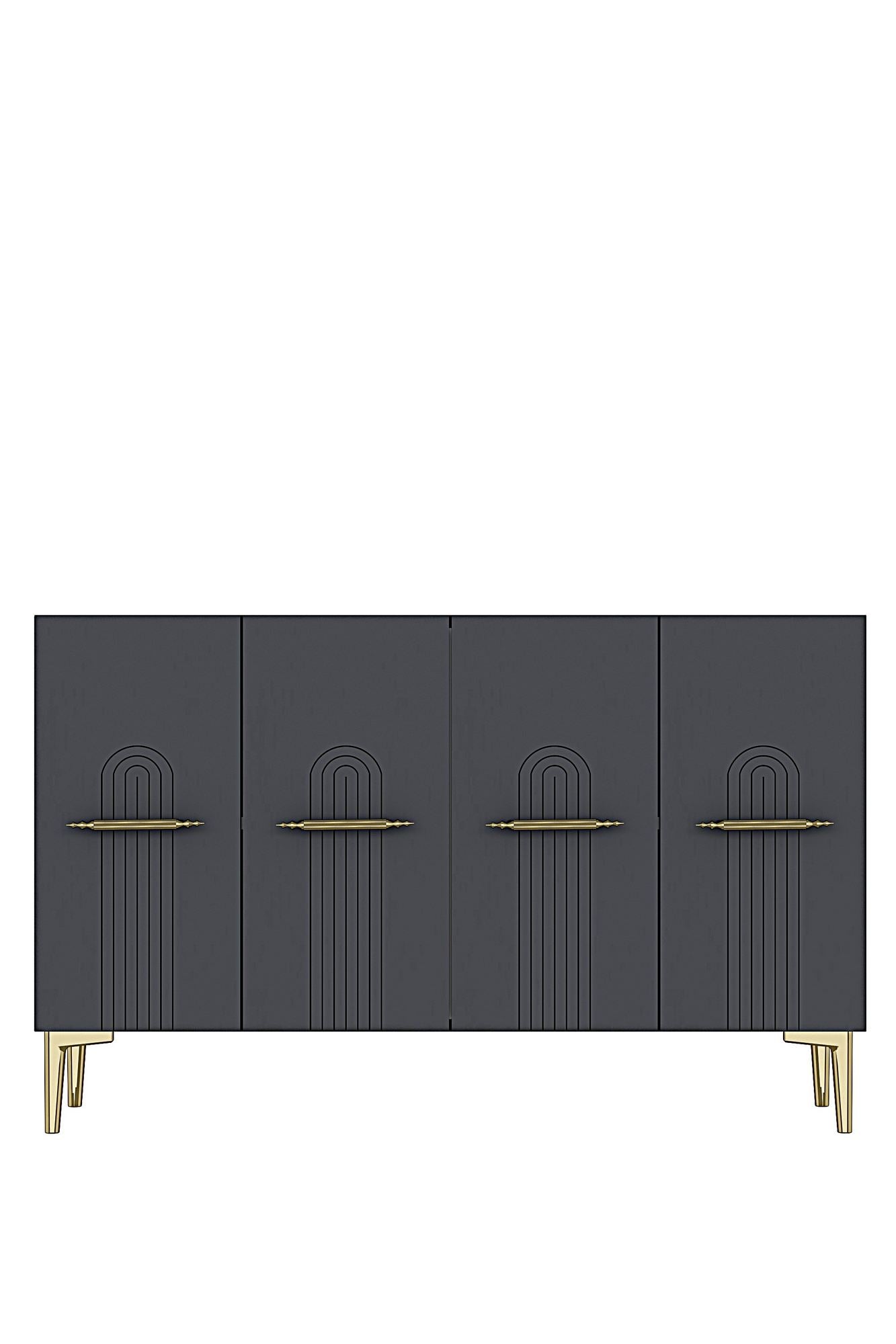 Μπουφές Ανθρακί
Χρυσό 120x32x79cm | 555CHM1419