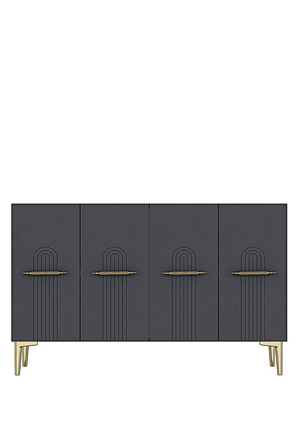 Μπουφές Ανθρακί
Χρυσό 120x32x79cm | 555CHM1419