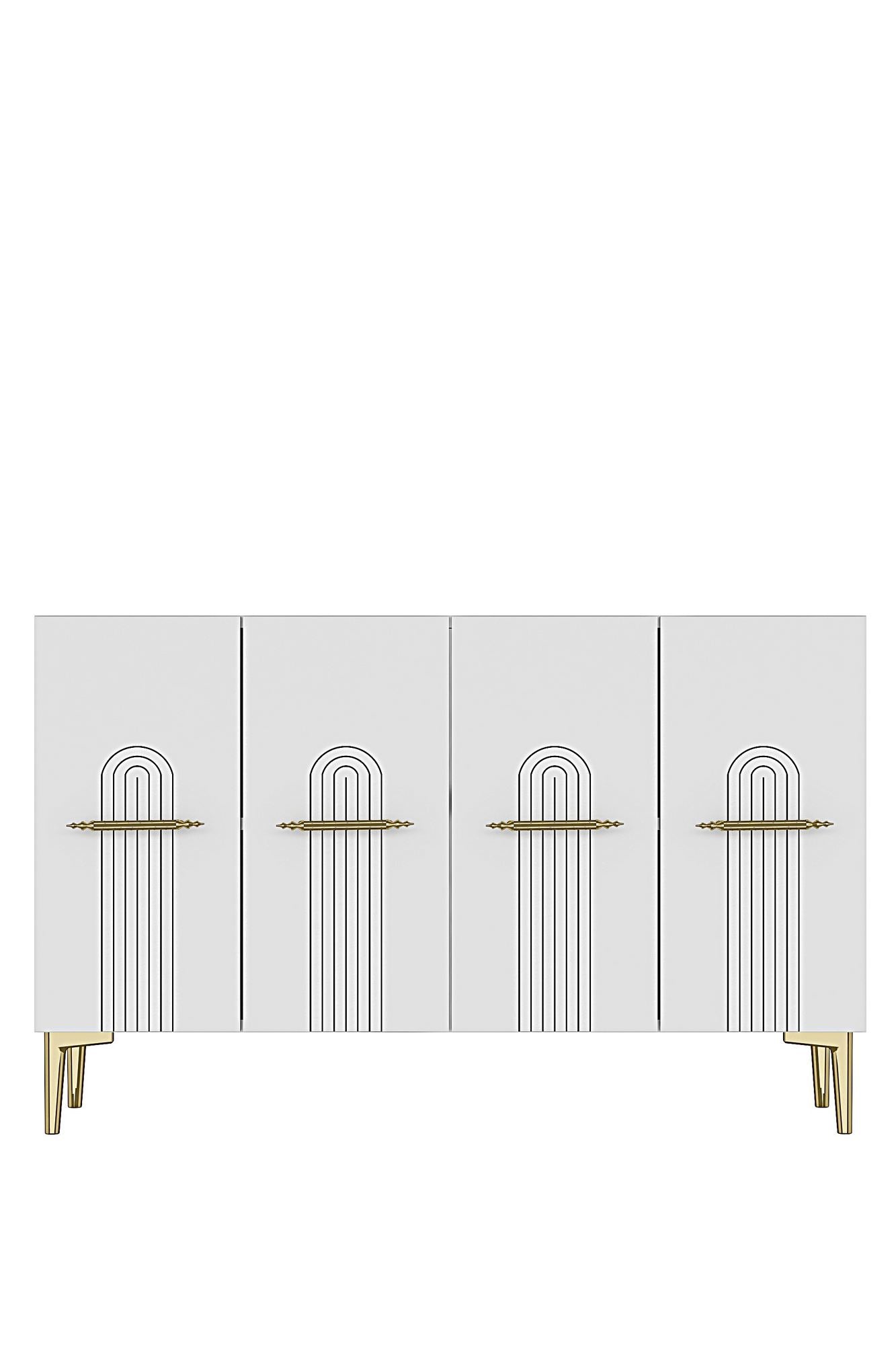 Μπουφές Λευκό
Χρυσό 120x32x79cm | 555CHM1420