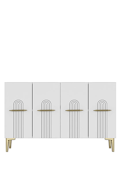 Μπουφές Λευκό
Χρυσό 120x32x79cm | 555CHM1420