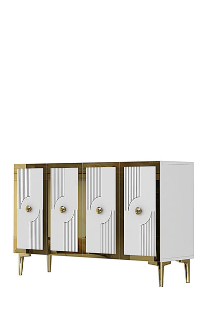 Μπουφές Λευκό
Χρυσό 120x32x79cm | 555CHM1423