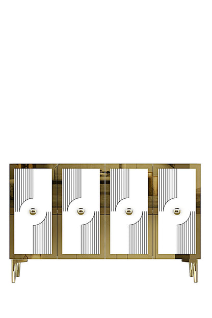 Μπουφές Λευκό
Χρυσό 120x32x79cm | 555CHM1423
