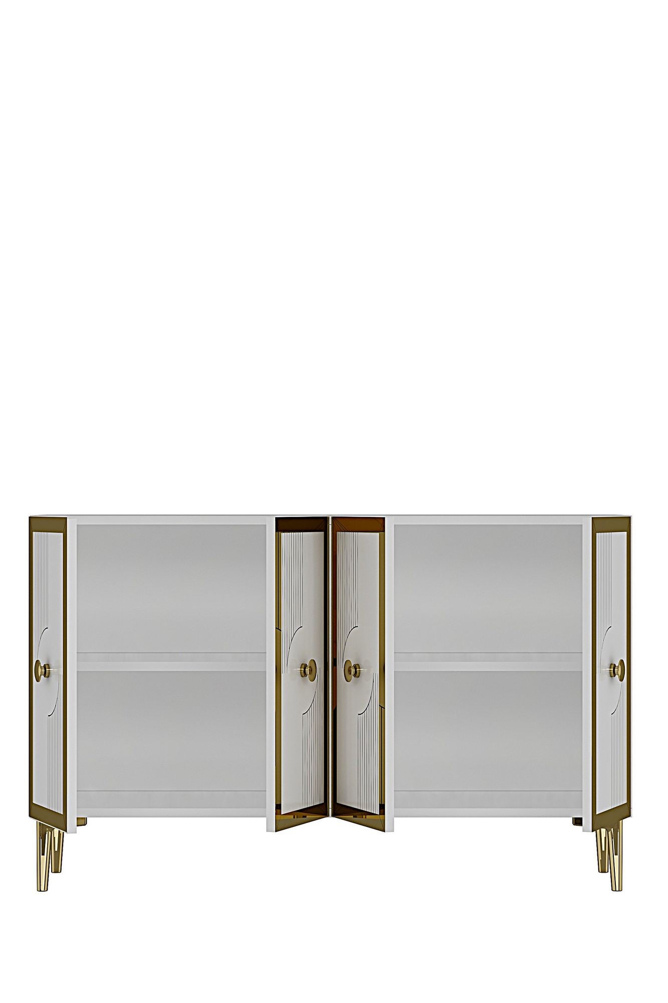 Μπουφές Λευκό
Χρυσό 120x32x79cm | 555CHM1423