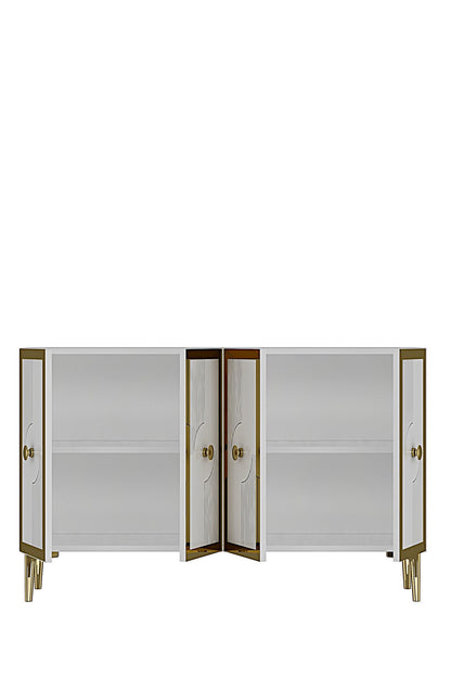 Μπουφές Λευκό
Χρυσό 120x32x79cm | 555CHM1423