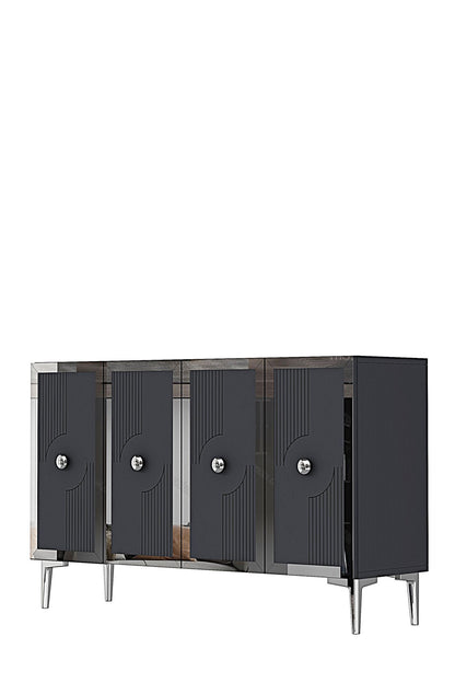 Μπουφές Ανθρακί
Ασημί 120x32x79cm | 555CHM1425