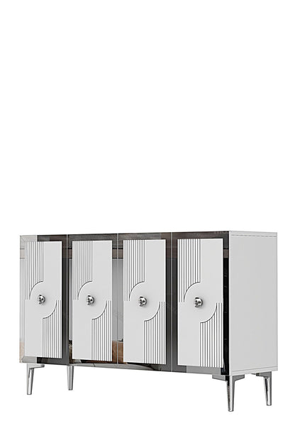 Μπουφές Λευκό
Ασημί 120x32x79cm | 555CHM1426