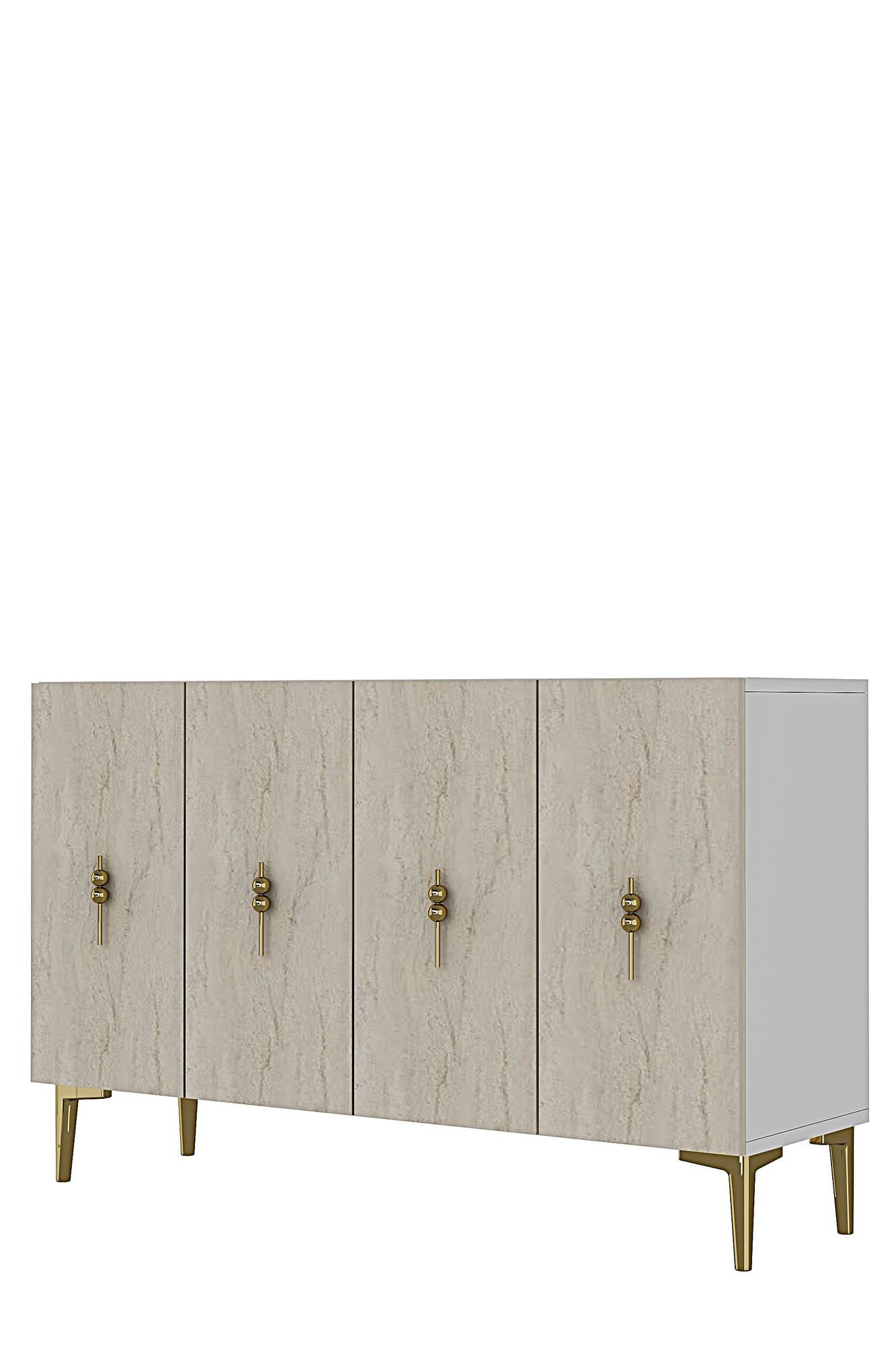 Μπουφές Λευκό
Τραβερτίνη
Χρυσό 120x32x79cm | 555CHM1430