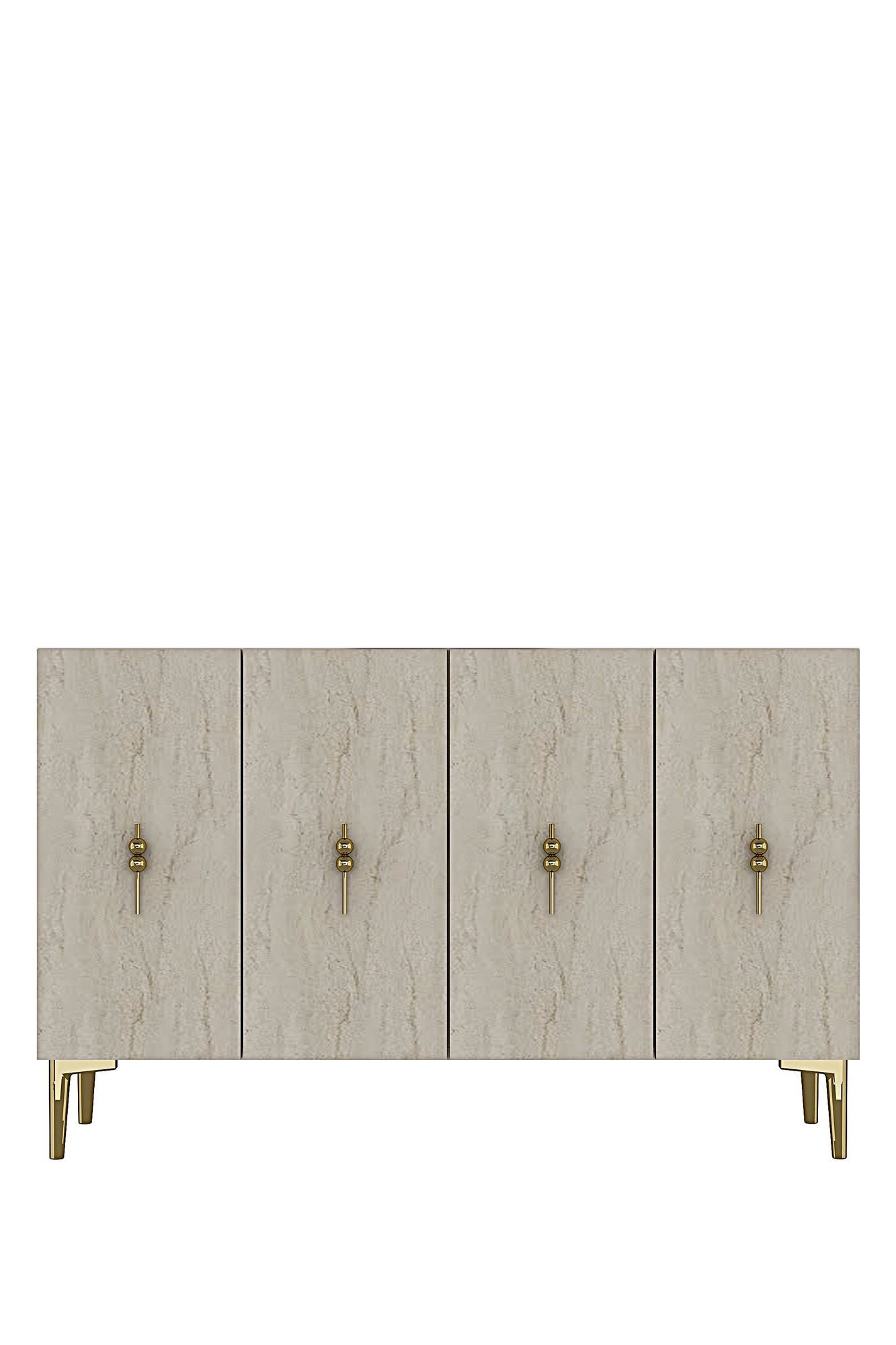 Μπουφές Λευκό
Τραβερτίνη
Χρυσό 120x32x79cm | 555CHM1430