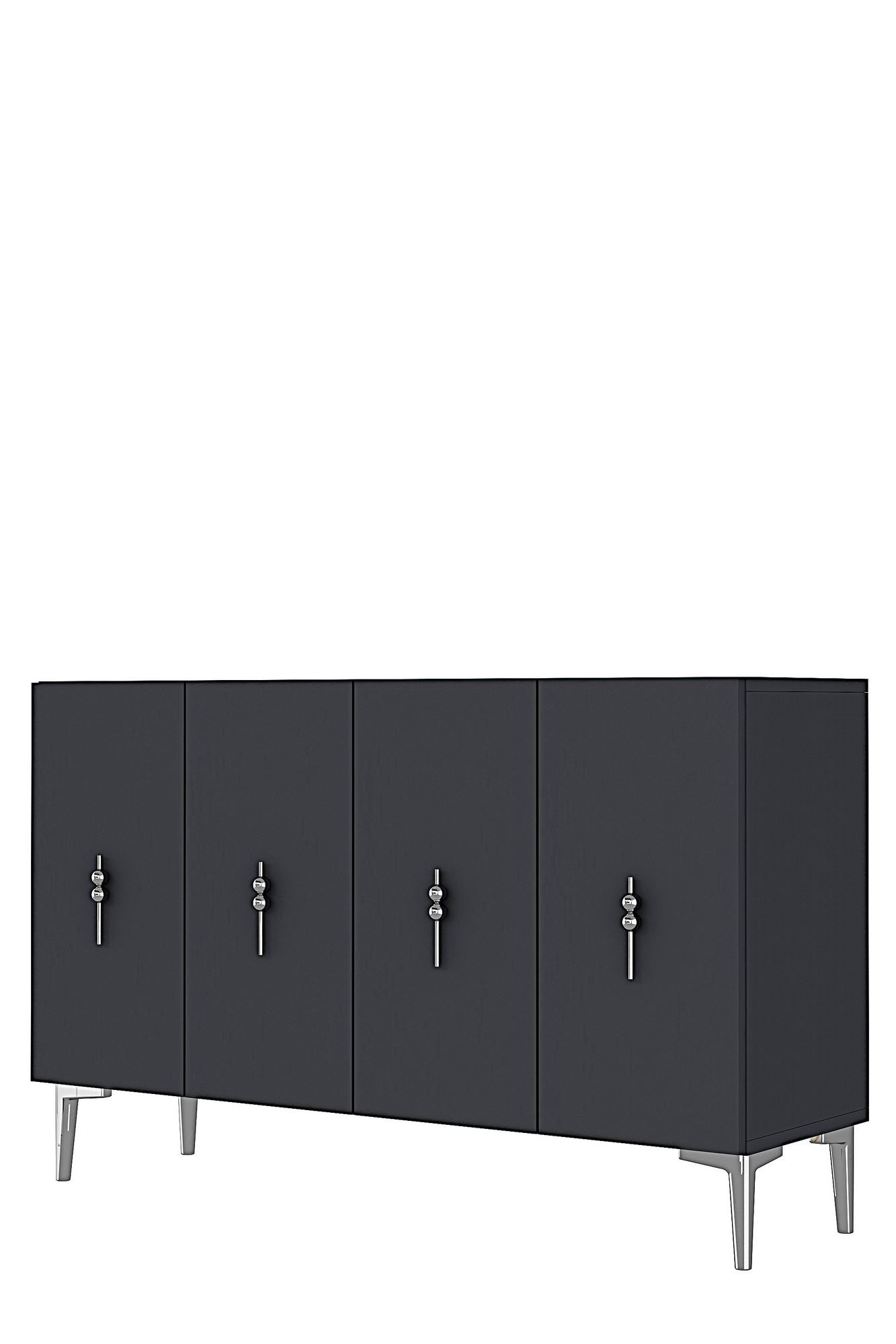Μπουφές Ανθρακί
Ασημί 120x32x79cm | 555CHM1431