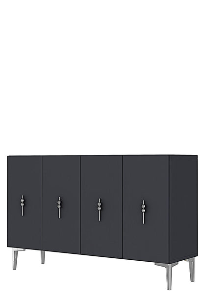 Μπουφές Ανθρακί
Ασημί 120x32x79cm | 555CHM1431