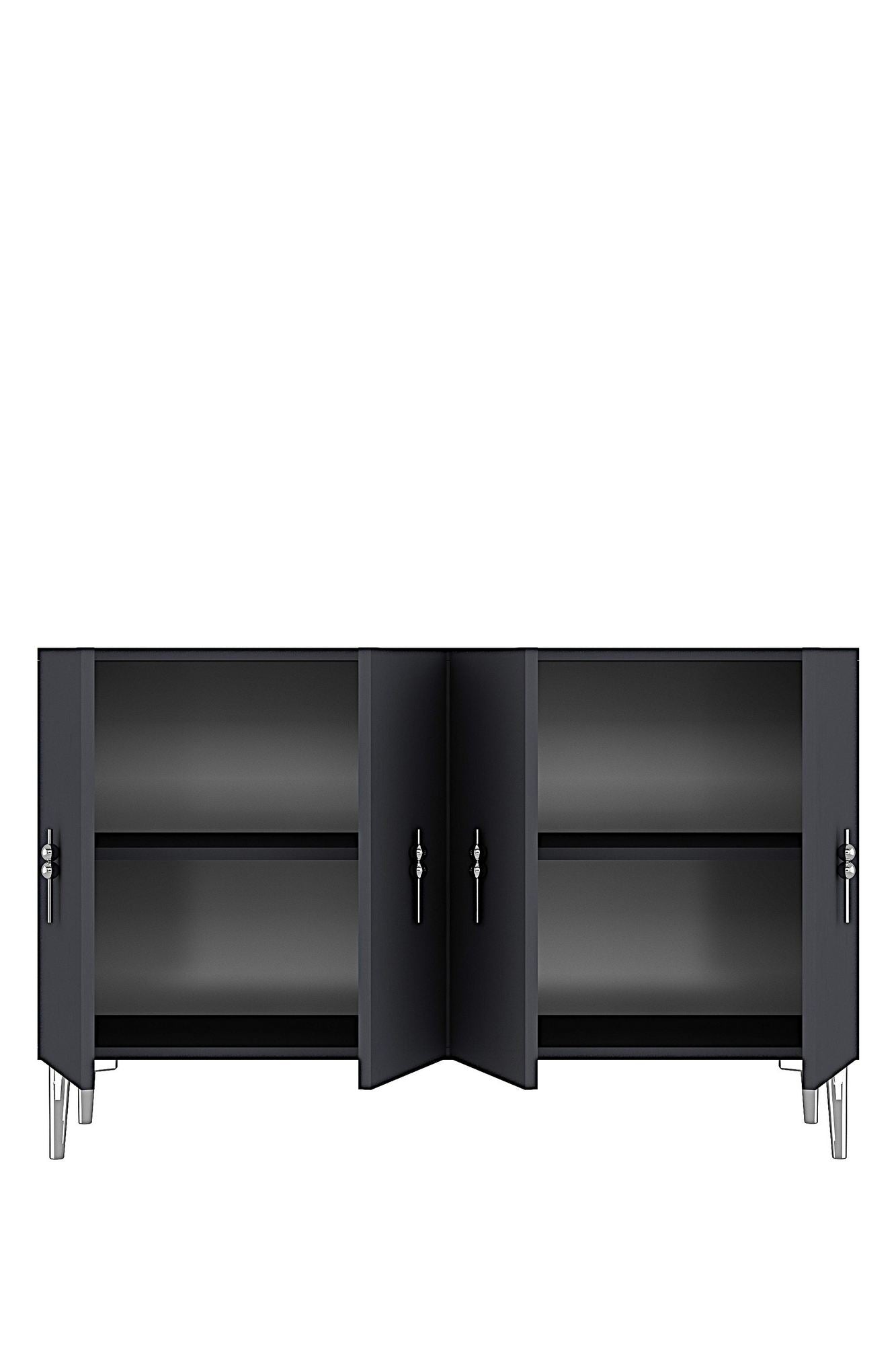 Μπουφές Ανθρακί
Ασημί 120x32x79cm | 555CHM1431