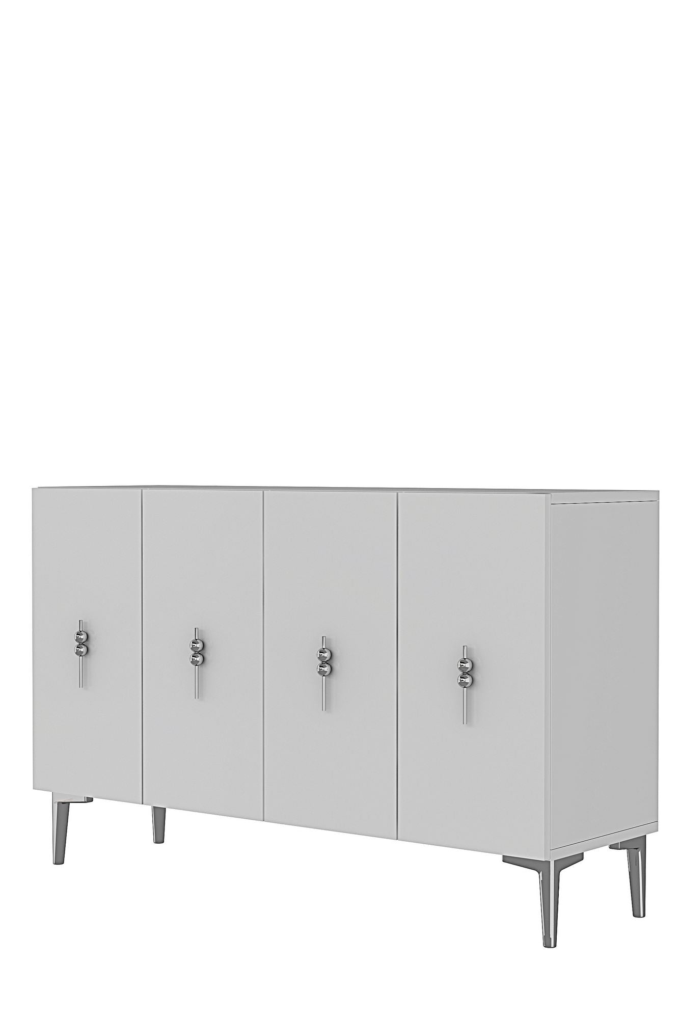 Μπουφές Λευκό
Ασημί 120x32x79cm | 555CHM1432
