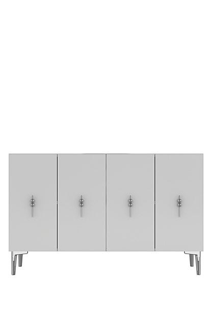 Μπουφές Λευκό
Ασημί 120x32x79cm | 555CHM1432