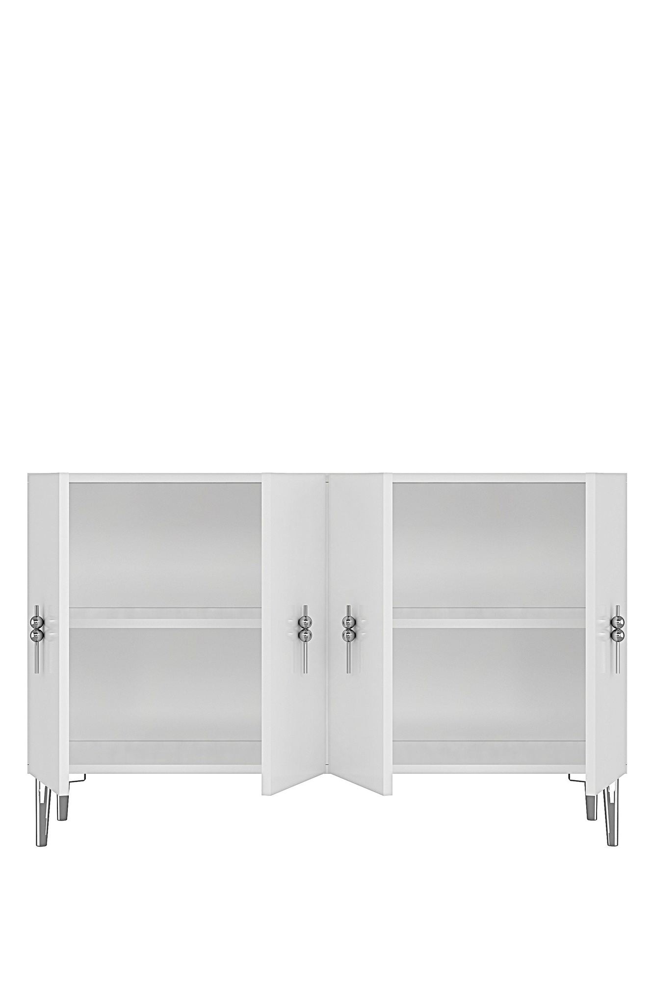 Μπουφές Λευκό
Ασημί 120x32x79cm | 555CHM1432