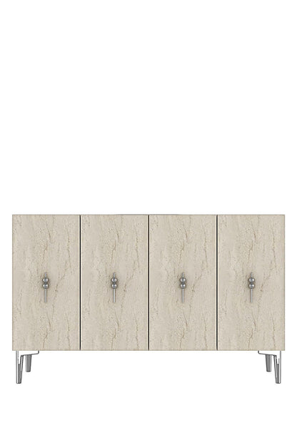Μπουφές Λευκό
Τραβερτίνη
Ασημί 120x32x79cm | 555CHM1433