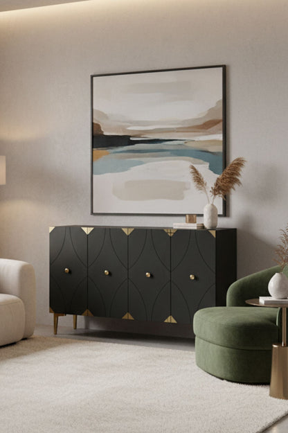 Μπουφές Ανθρακί
Χρυσό 120x32x75cm | 555CHM1437