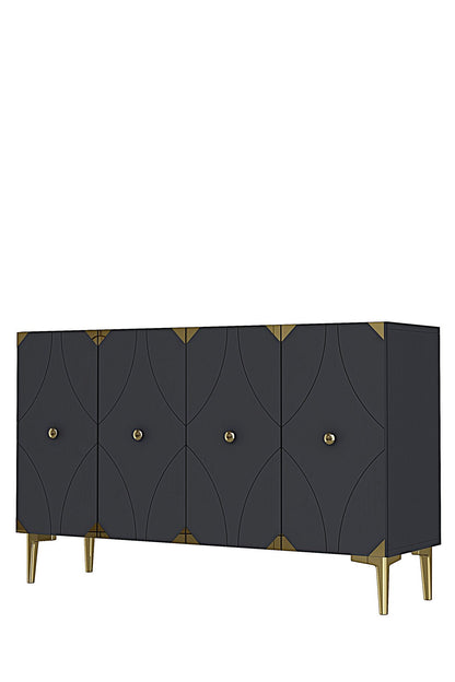 Μπουφές Ανθρακί
Χρυσό 120x32x75cm | 555CHM1437