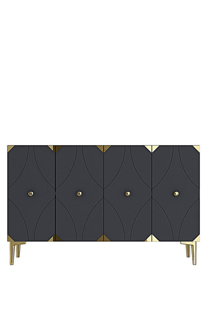 Μπουφές Ανθρακί
Χρυσό 120x32x75cm | 555CHM1437
