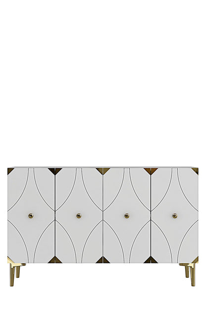 Μπουφές Λευκό
Χρυσό 120x32x75cm | 555CHM1438