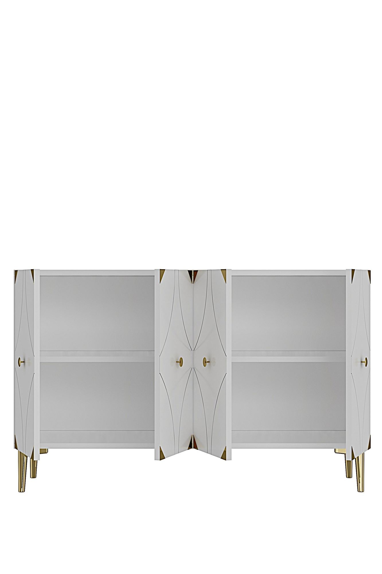 Μπουφές Λευκό
Χρυσό 120x32x75cm | 555CHM1438