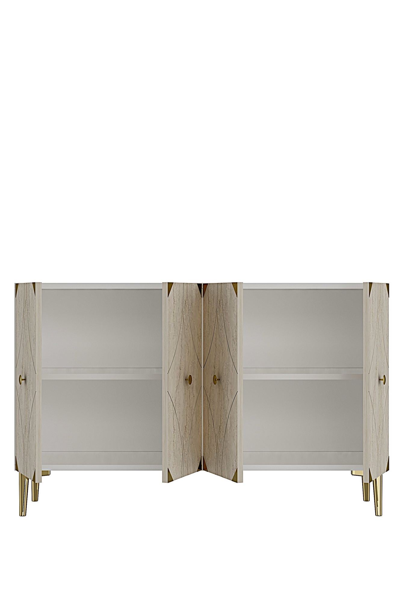 Μπουφές Λευκό
Τραβερτίνη
Χρυσό 120x32x75cm | 555CHM1439