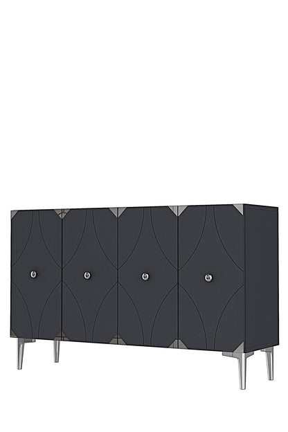 Μπουφές Ανθρακί
Ασημί 120x32x75cm | 555CHM1440