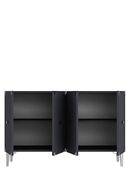 Μπουφές Ανθρακί
Ασημί 120x32x75cm | 555CHM1440
