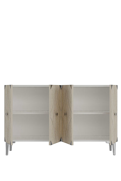 Μπουφές Λευκό
Τραβερτίνη
Ασημί 120x32x75cm | 555CHM1442