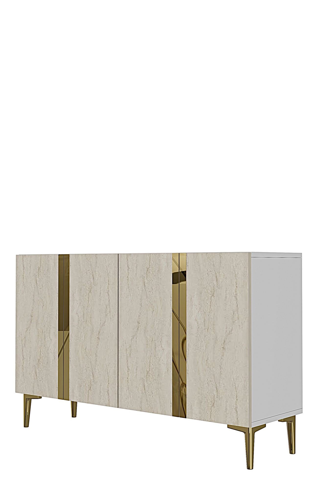 Μπουφές Λευκό
Τραβερτίνη
Χρυσό 120x32x75cm | 555CHM1445