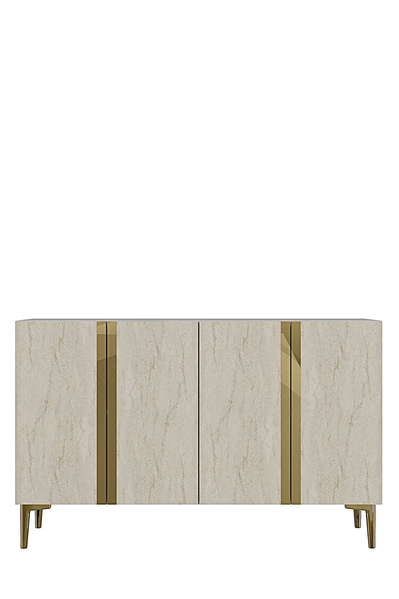 Μπουφές Λευκό
Τραβερτίνη
Χρυσό 120x32x75cm | 555CHM1445