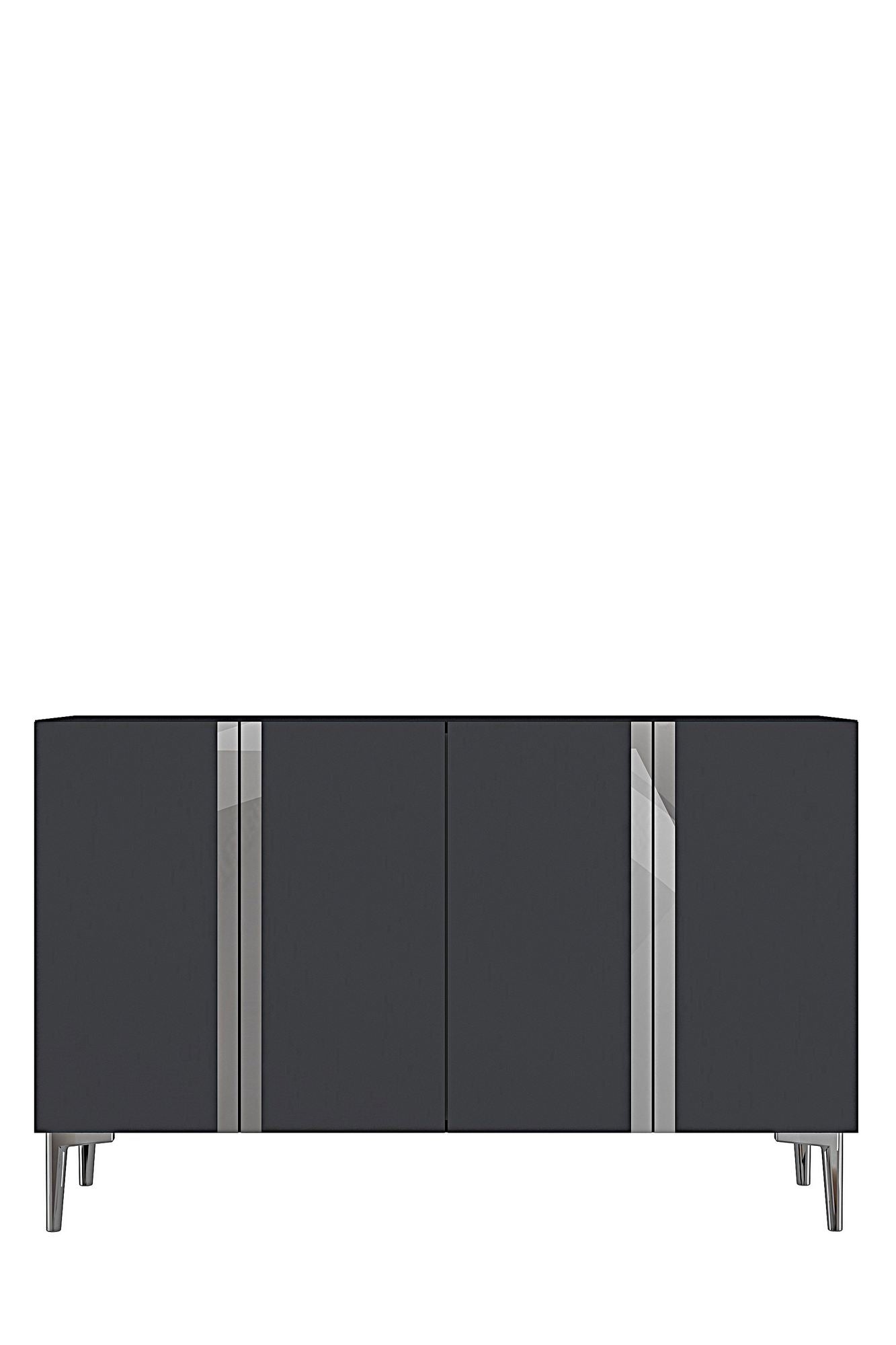 Μπουφές Ανθρακί
Ασημί 120x32x75cm | 555CHM1446