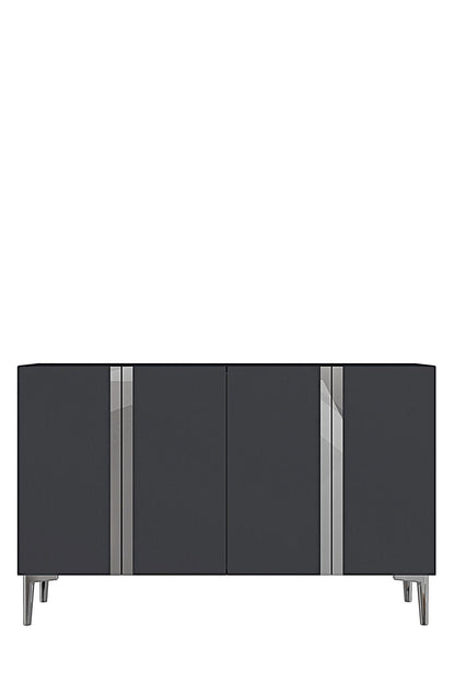 Μπουφές Ανθρακί
Ασημί 120x32x75cm | 555CHM1446