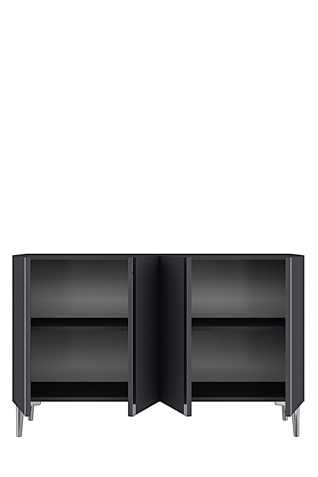 Μπουφές Ανθρακί
Ασημί 120x32x75cm | 555CHM1446