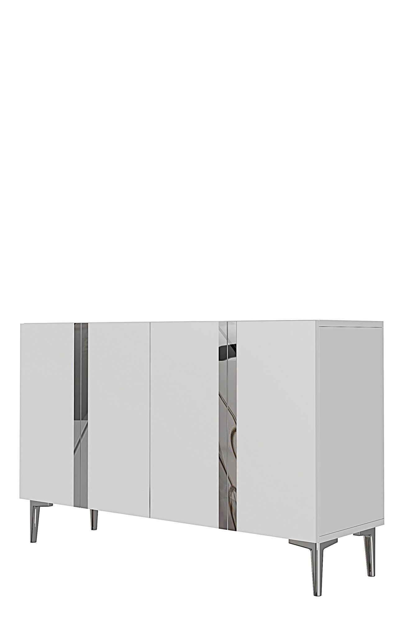 Μπουφές Λευκό
Ασημί 120x32x75cm | 555CHM1447