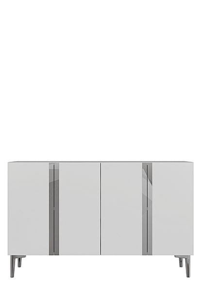 Μπουφές Λευκό
Ασημί 120x32x75cm | 555CHM1447