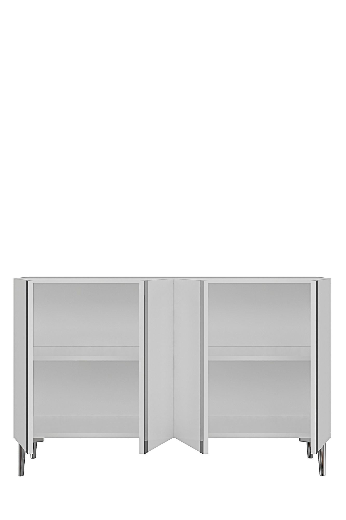 Μπουφές Λευκό
Ασημί 120x32x75cm | 555CHM1447