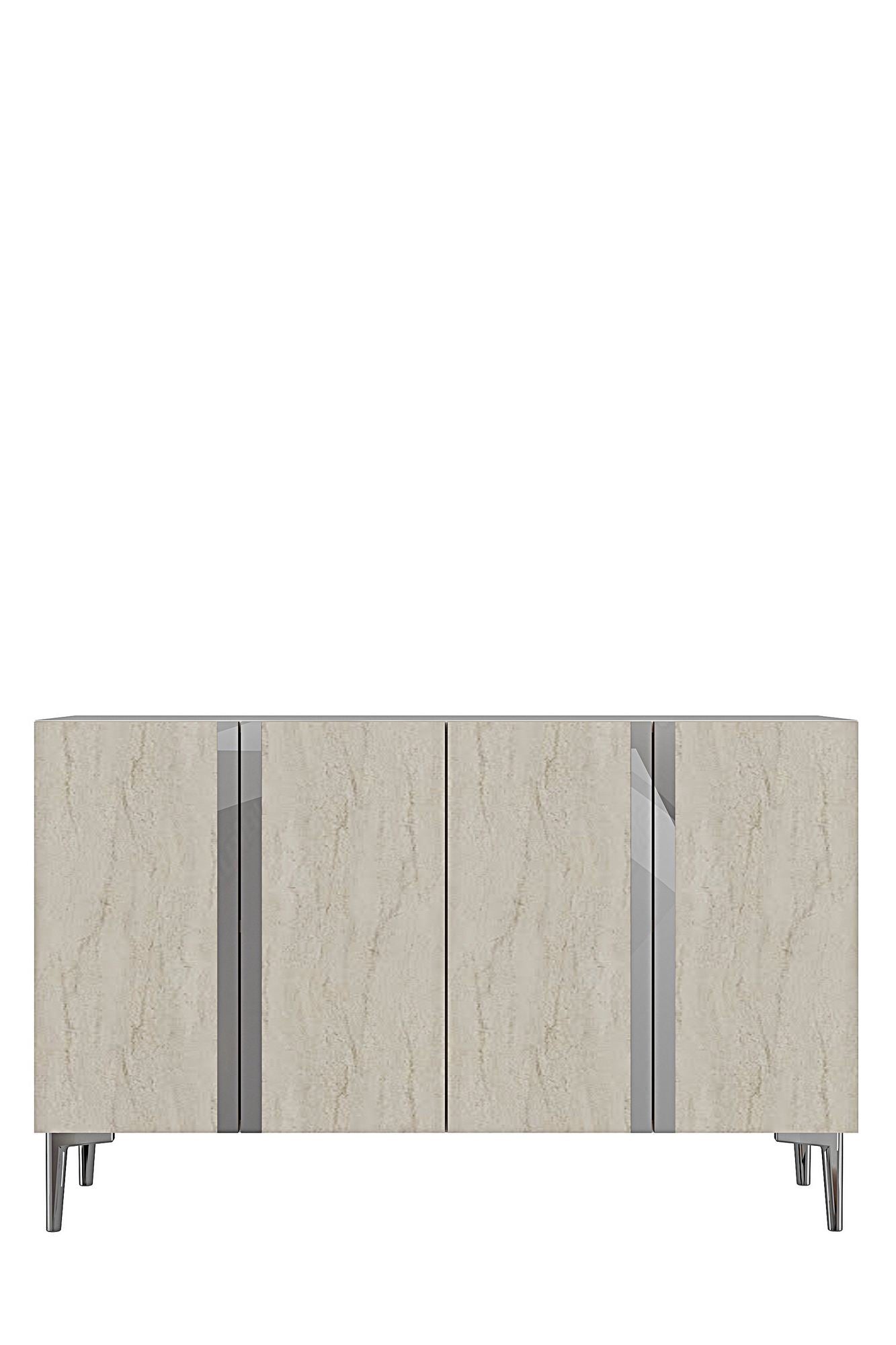 Μπουφές Λευκό
Τραβερτίνη
Ασημί 120x32x75cm | 555CHM1448