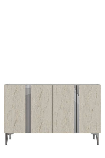 Μπουφές Λευκό
Τραβερτίνη
Ασημί 120x32x75cm | 555CHM1448