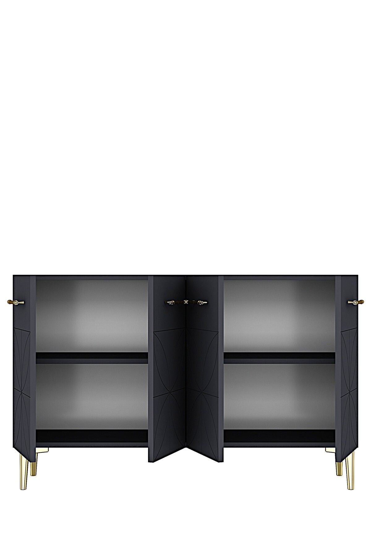 Κονσόλα Μπουφές 120x75x32 εκ Ανθρακί 555CHM1548
